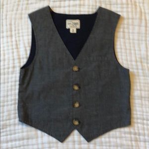 Boy’s Dress Chambray Vest - Great for Easter 🐣